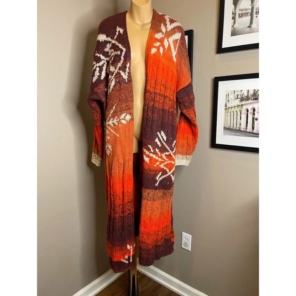 Free People Flurry Cardigan Maxi Sweater